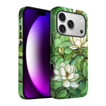 for iPhone 17 Pro Max/iPhone 18 Pro Max Case | Beige Navy Blue Stars | Slim Drop Protection Design