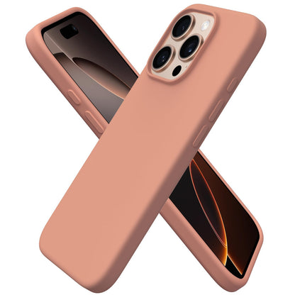 ORNARTO for iPhone 16 Pro Case, Liquid Silicone, Cherry Blossom