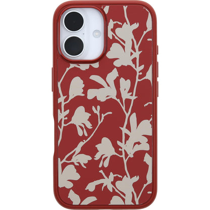 OtterBox iPhone 16 Pro Symmetry Series Clear Case - Floral Romance Blue
