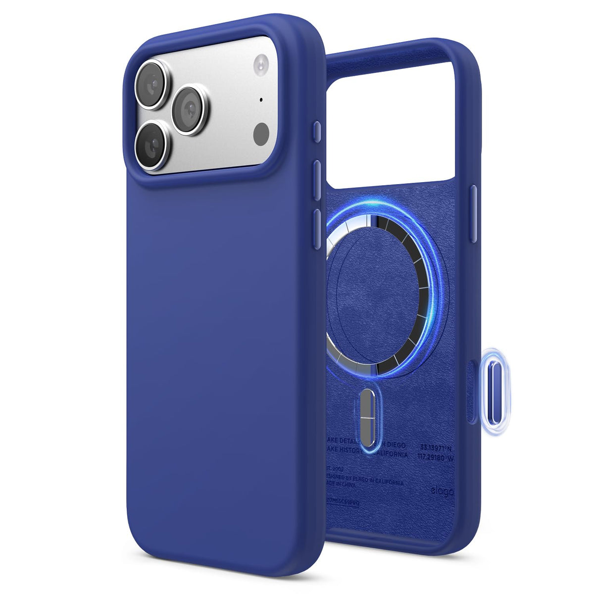 elago Premium Magnetic Silicone Case for iPhone 18 Pro & iPhone 17 Pro