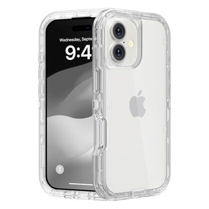 Follaroma for iPhone 16 Plus Case, Shockproof, Crystal Clear
