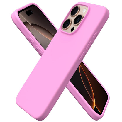 ORNARTO for iPhone 16 Pro Case, Liquid Silicone, Cherry Blossom
