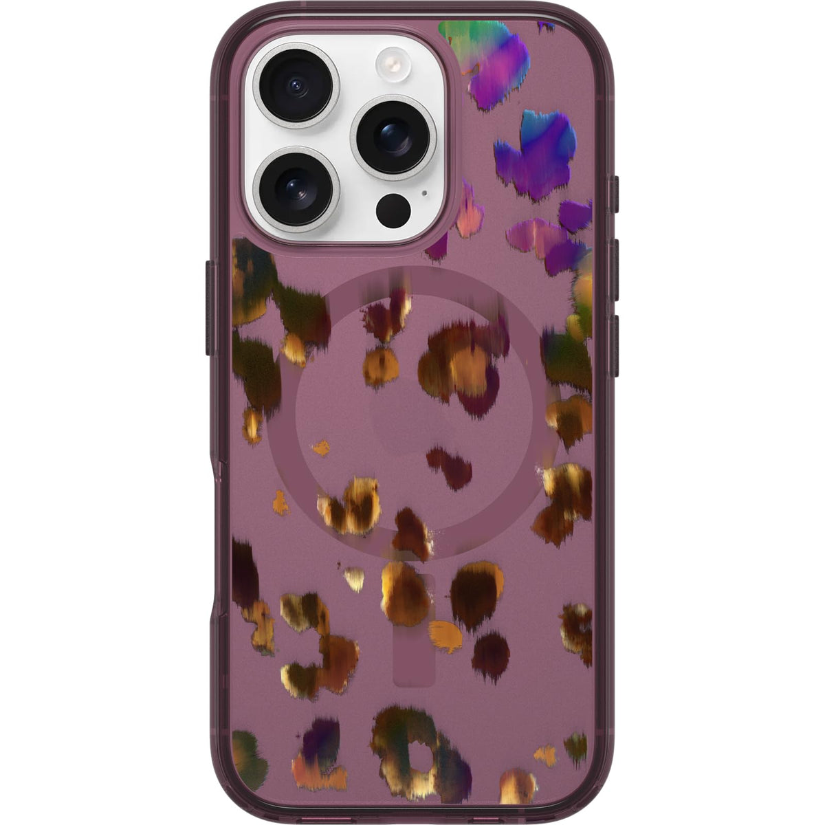 OtterBox iPhone 16 Pro Symmetry Series Clear Case - Floral Romance Blue