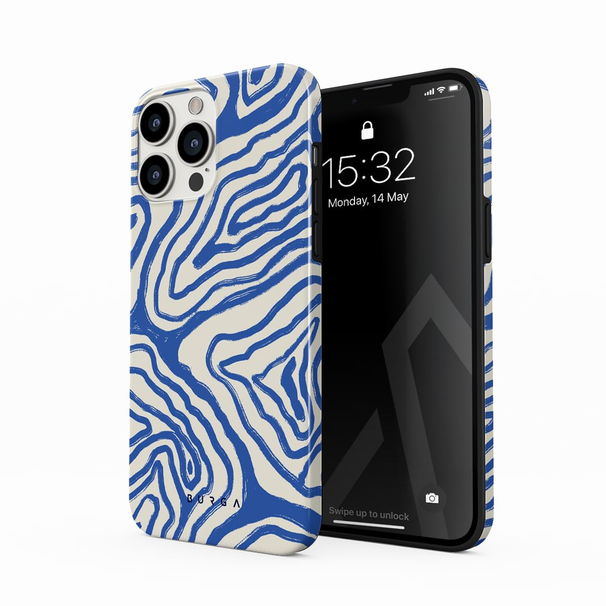 BURGA Unisex Phone Case for iPhone 17 Pro – Dual-Layer Hybrid Design with Shock-Absorbing Silicone & Durable Exterior, Scratch-Resistant Finish and Raised Bezel Edge for Screen Protection & Daily Use