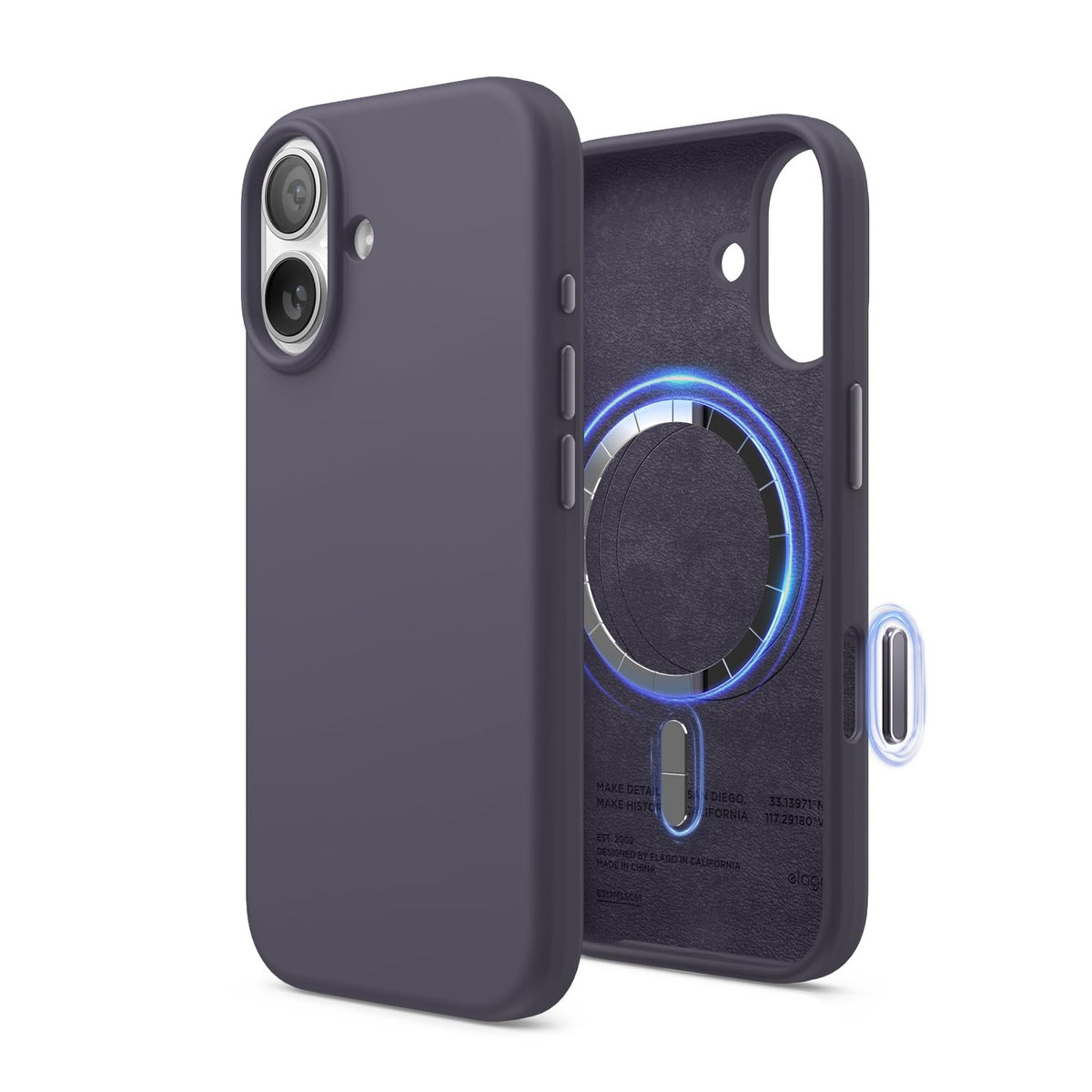 elago Premium Magnetic Silicone Case for iPhone 18 Pro & iPhone 17 Pro