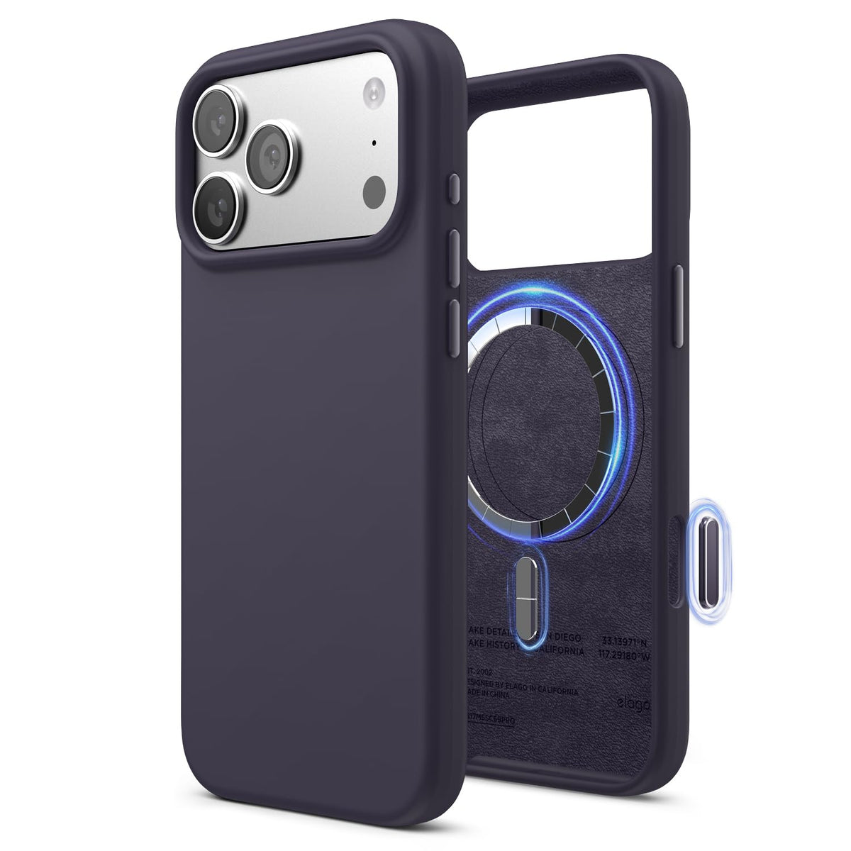 elago Premium Magnetic Silicone Case for iPhone 18 Pro & iPhone 17 Pro