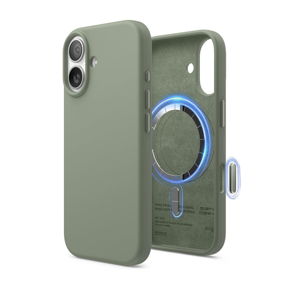 elago Premium Magnetic Silicone Case for iPhone 18 Pro & iPhone 17 Pro