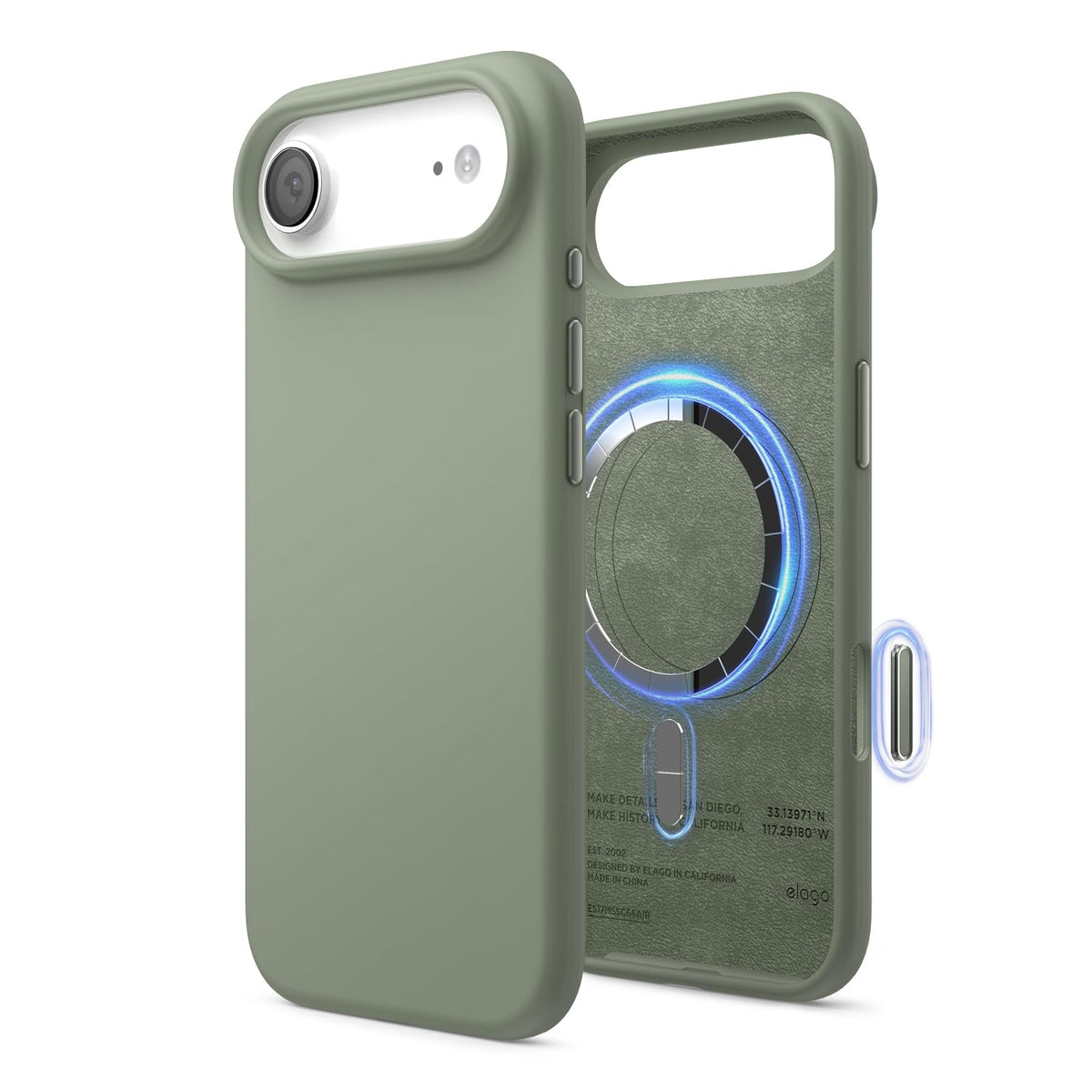 elago Premium Magnetic Silicone Case for iPhone 18 Pro & iPhone 17 Pro