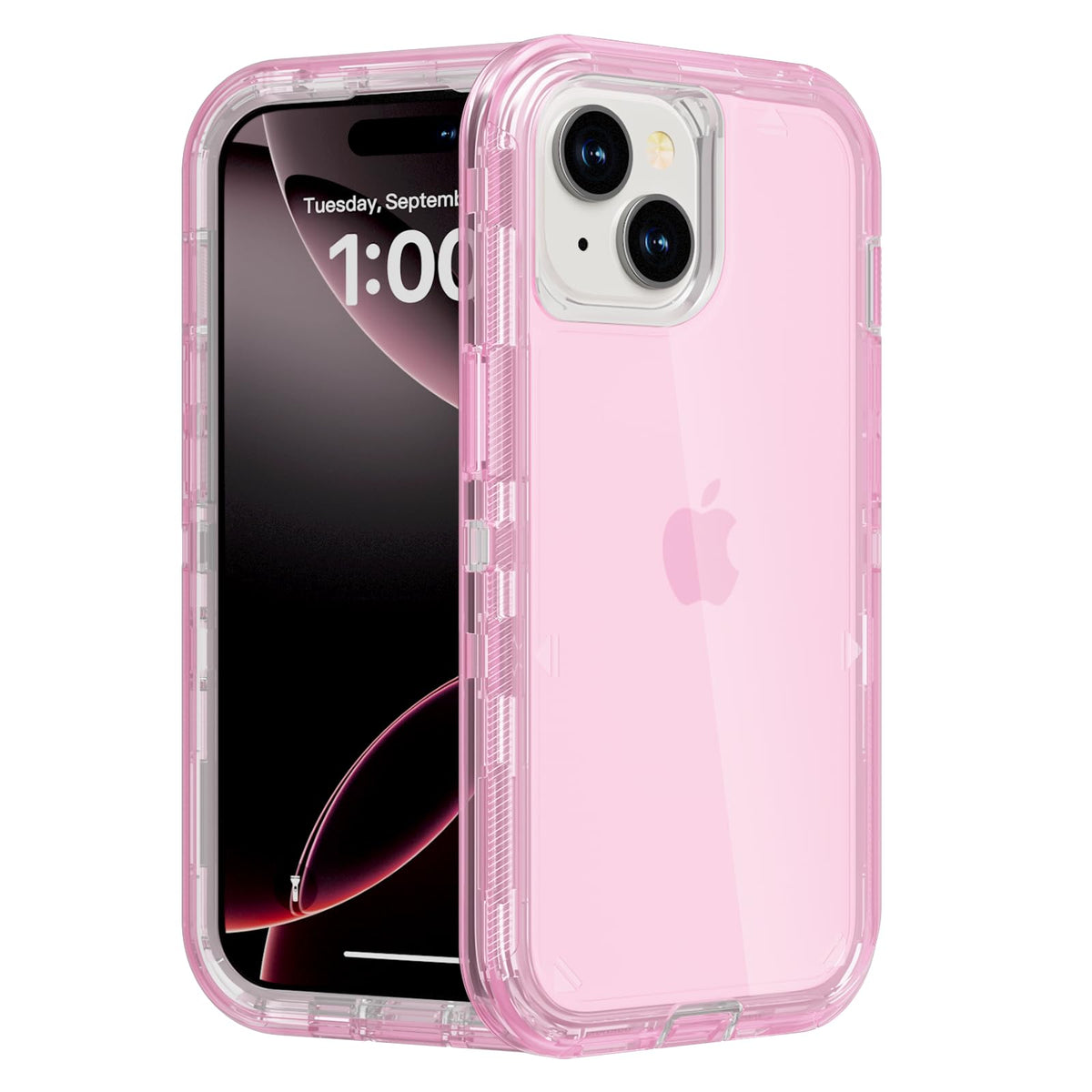 Follaroma for iPhone 16 Plus Case, Shockproof, Crystal Clear