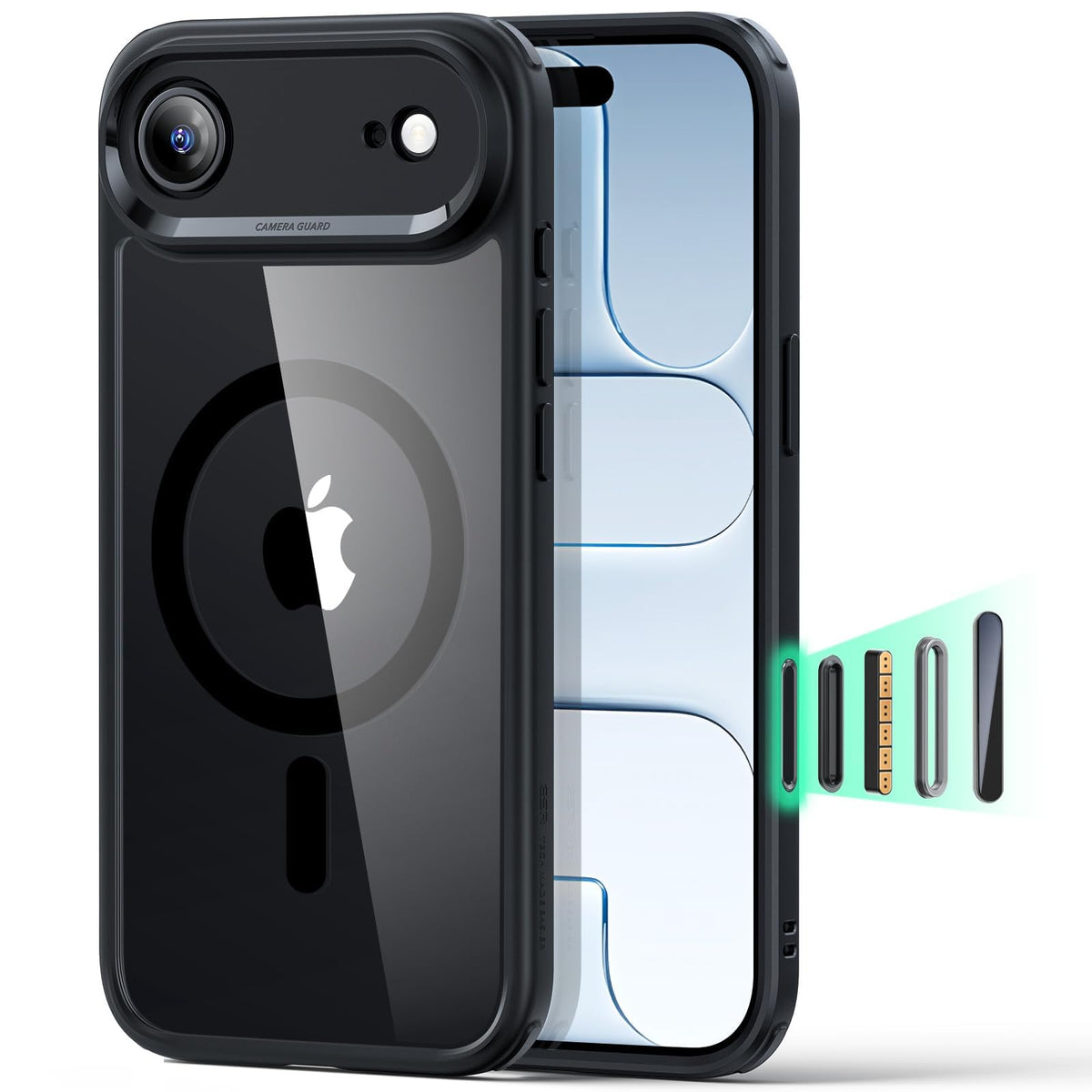 ESR Classic Hybrid for iPhone 16 Case, Clear