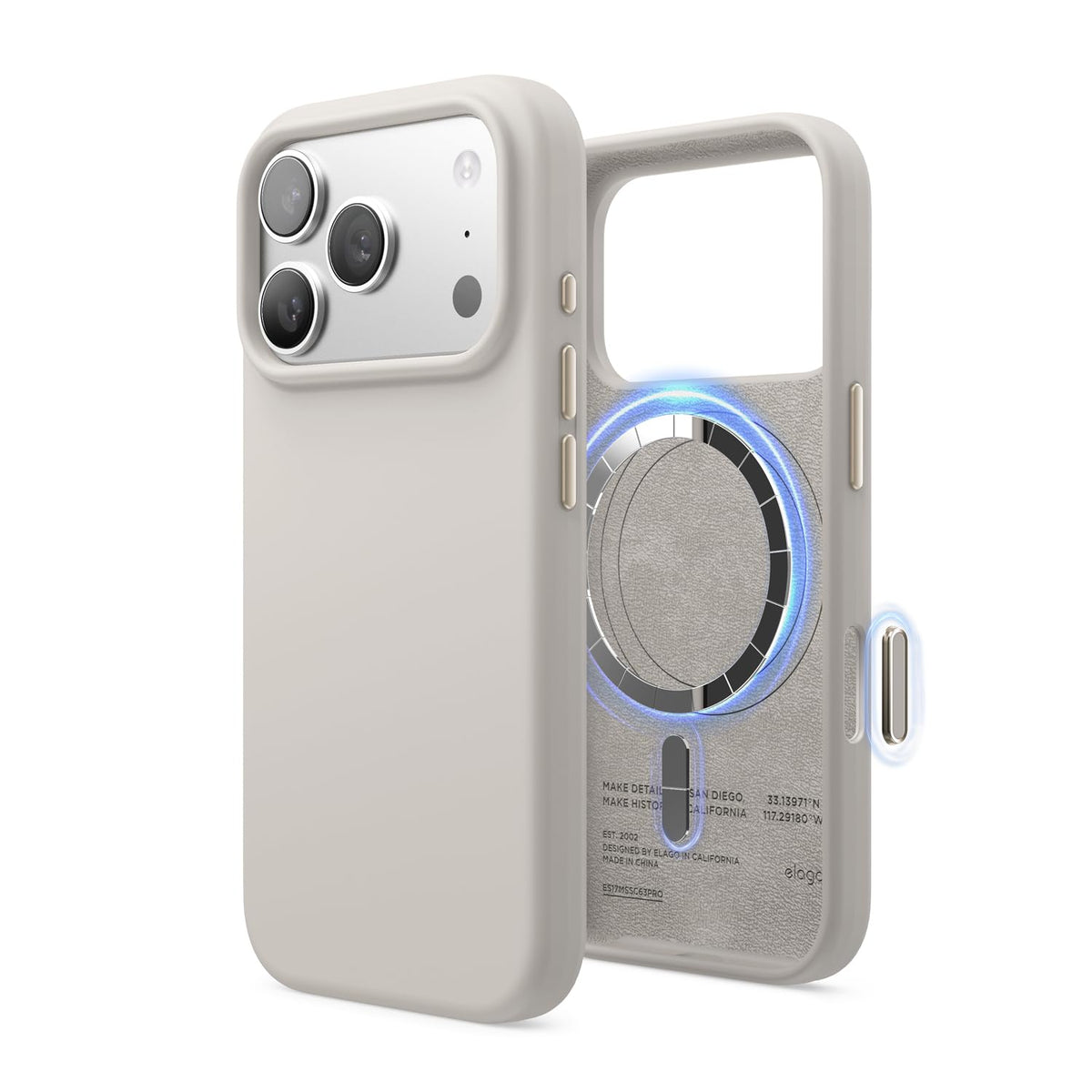 elago Premium Magnetic Silicone Case for iPhone 18 Pro & iPhone 17 Pro