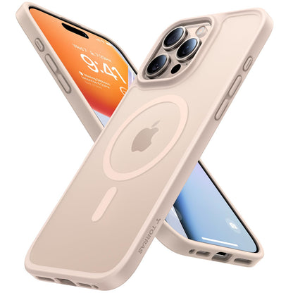 TORRAS Magnetic Shockproof for iPhone 17 Pro Case, Camera Control Silver