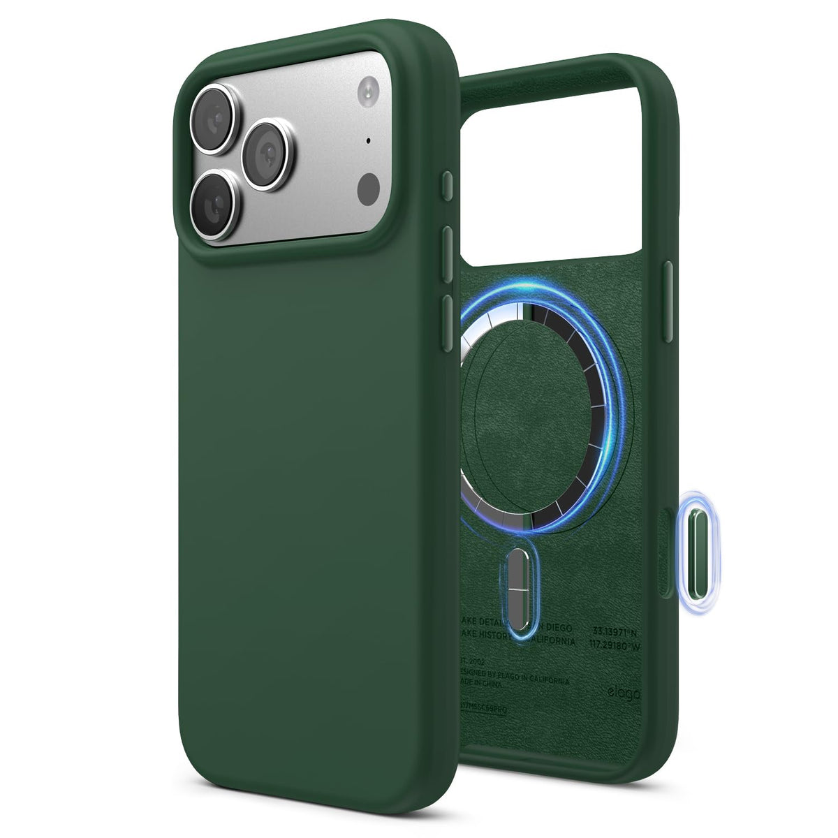 elago Premium Magnetic Silicone Case for iPhone 18 Pro & iPhone 17 Pro