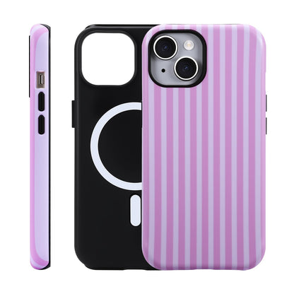 for iPhone 17 ProMax/18 ProMax Case - Wireless Charging for MagSafe, Dual-Layer Design (Outer Hard PC Shell + Inner Soft TPU Shell), Unisex Shockproof Protective Case - Tiger Stripe Pattern.
