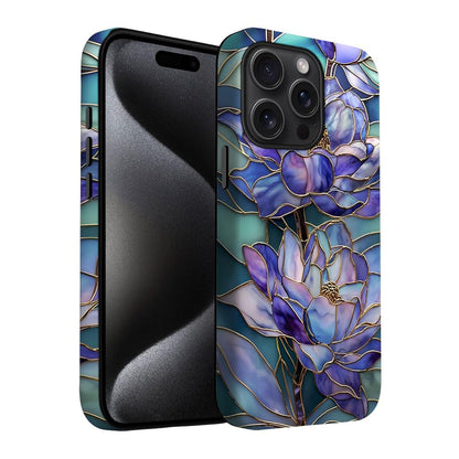 for iPhone 17 Pro Max/iPhone 18 Pro Max Case | Beige Navy Blue Stars | Slim Drop Protection Design