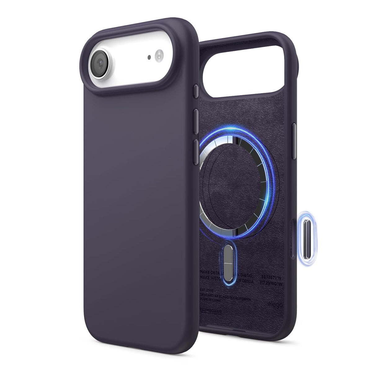 elago Premium Magnetic Silicone Case for iPhone 18 Pro & iPhone 17 Pro