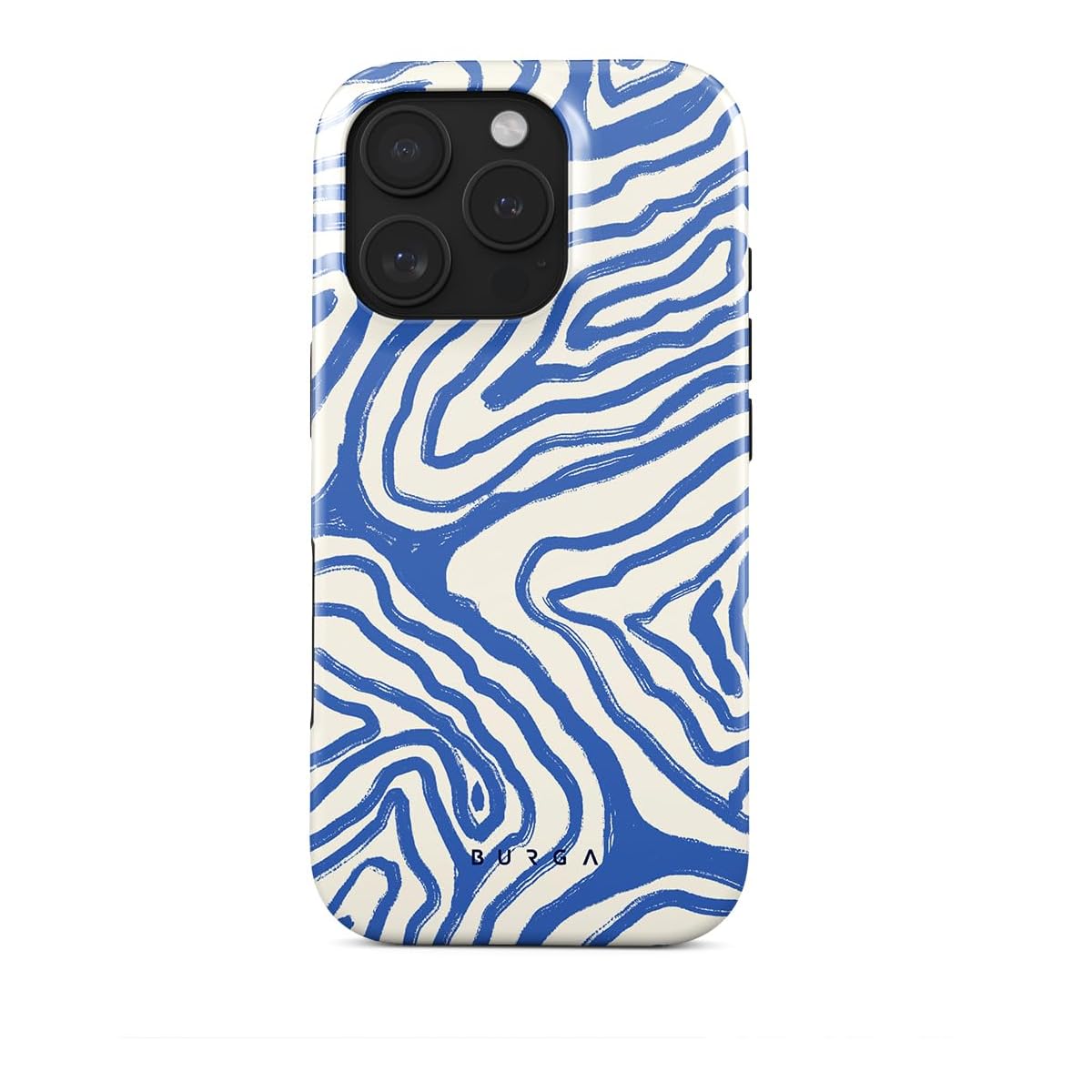 BURGA Unisex Phone Case for iPhone 17 Pro – Dual-Layer Hybrid Design with Shock-Absorbing Silicone & Durable Exterior, Scratch-Resistant Finish and Raised Bezel Edge for Screen Protection & Daily Use