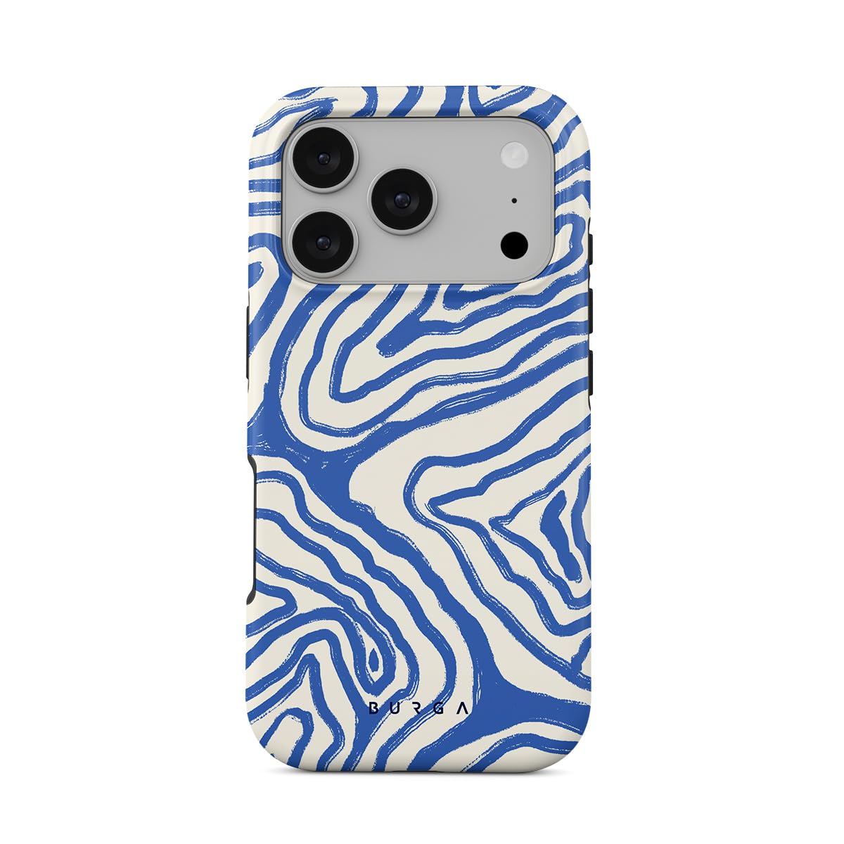BURGA Unisex Phone Case for iPhone 17 Pro – Dual-Layer Hybrid Design with Shock-Absorbing Silicone & Durable Exterior, Scratch-Resistant Finish and Raised Bezel Edge for Screen Protection & Daily Use