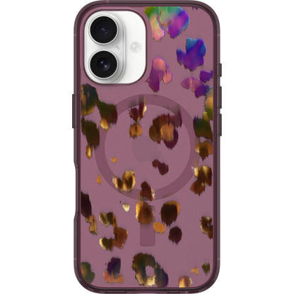 OtterBox iPhone 16 Pro Symmetry Series Clear Case - Floral Romance Blue