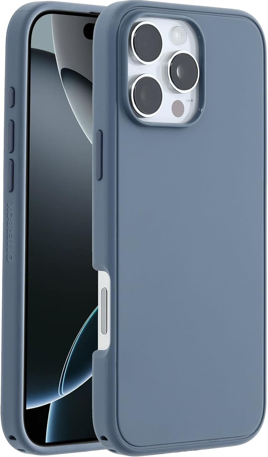 OtterBox iPhone 16 Pro Symmetry Series Clear Case - Floral Romance Blue