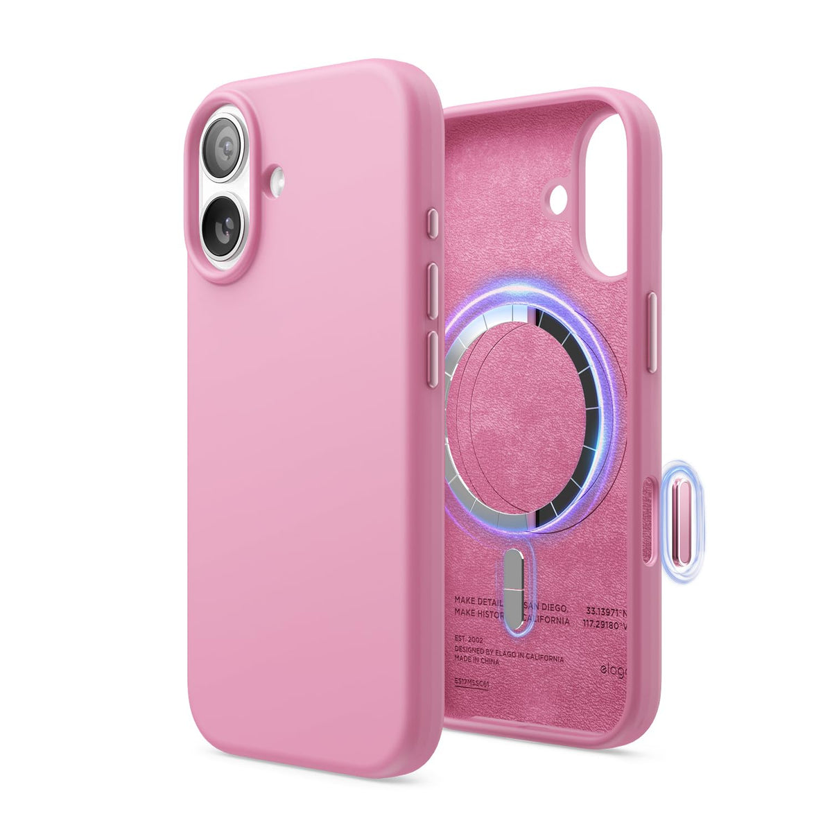 elago Premium Magnetic Silicone Case for iPhone 18 Pro & iPhone 17 Pro