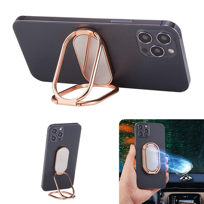 Foldable Phone Ring Holder, 360° Rotating Metal Grip Kickstand