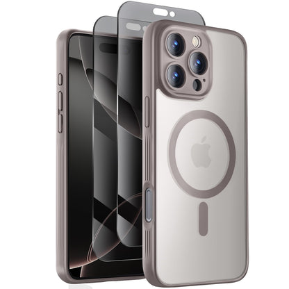 Symcele Designed for iPhone 16 Pro Max Case, Black