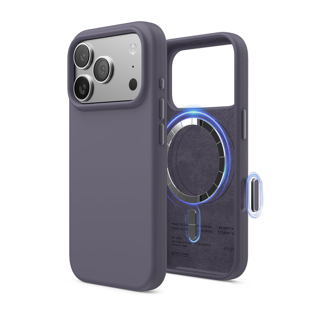 elago Premium Magnetic Silicone Case for iPhone 18 Pro & iPhone 17 Pro