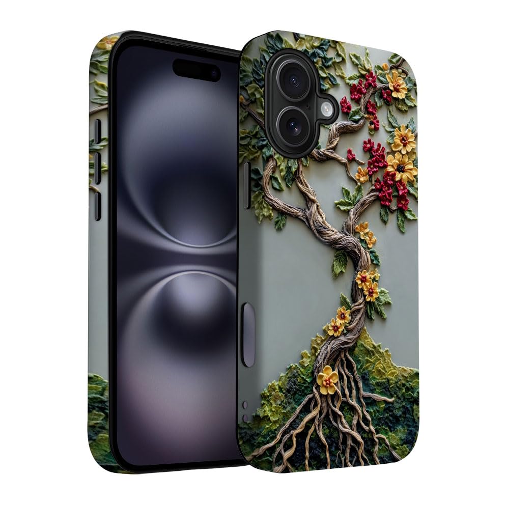 for iPhone 17 Pro Max/iPhone 18 Pro Max Case | Beige Navy Blue Stars | Slim Drop Protection Design