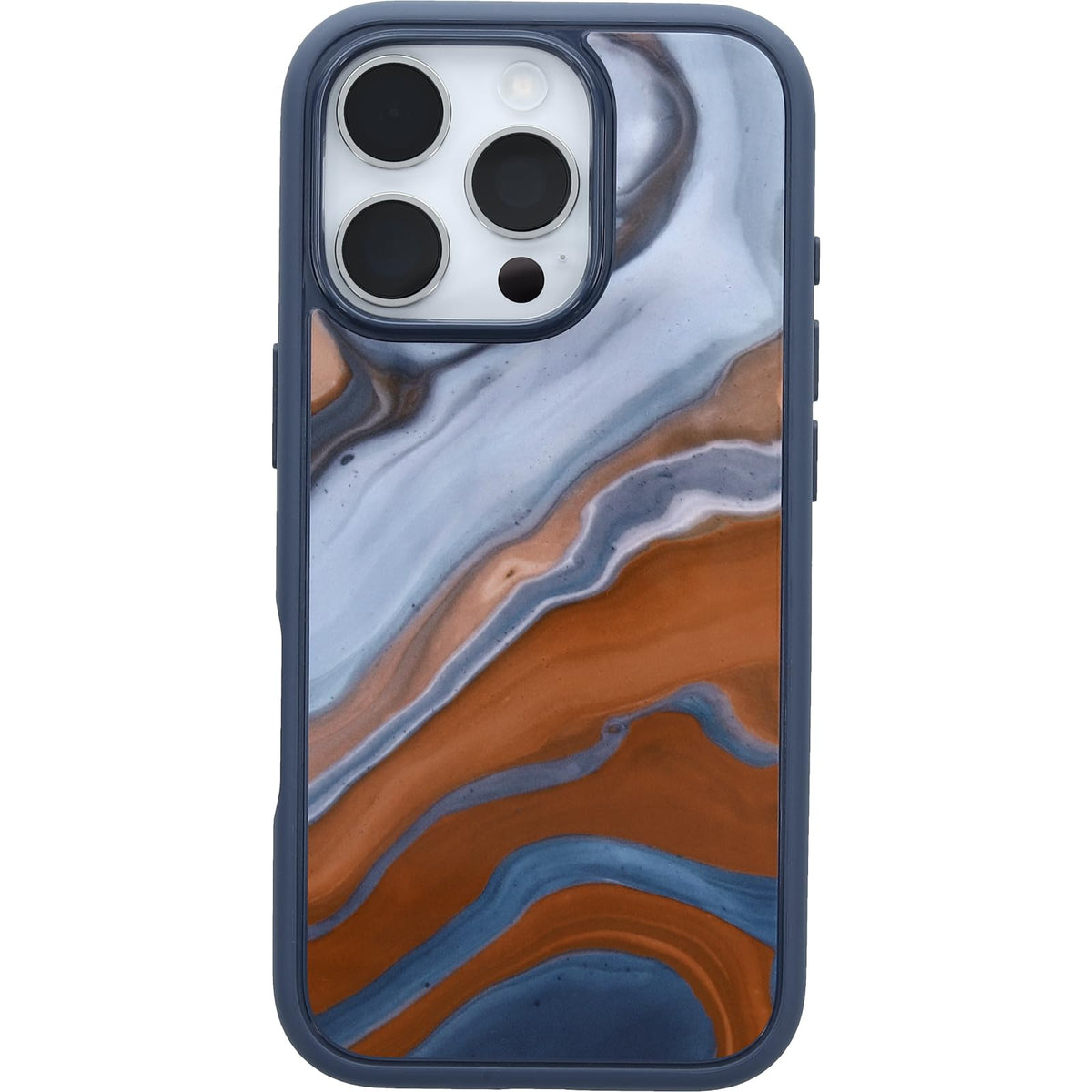 OtterBox iPhone 16 Pro Symmetry Series Clear Case - Floral Romance Blue