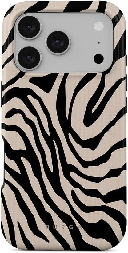 BURGA Unisex Phone Case for iPhone 17 Pro – Dual-Layer Hybrid Design with Shock-Absorbing Silicone & Durable Exterior, Scratch-Resistant Finish and Raised Bezel Edge for Screen Protection & Daily Use