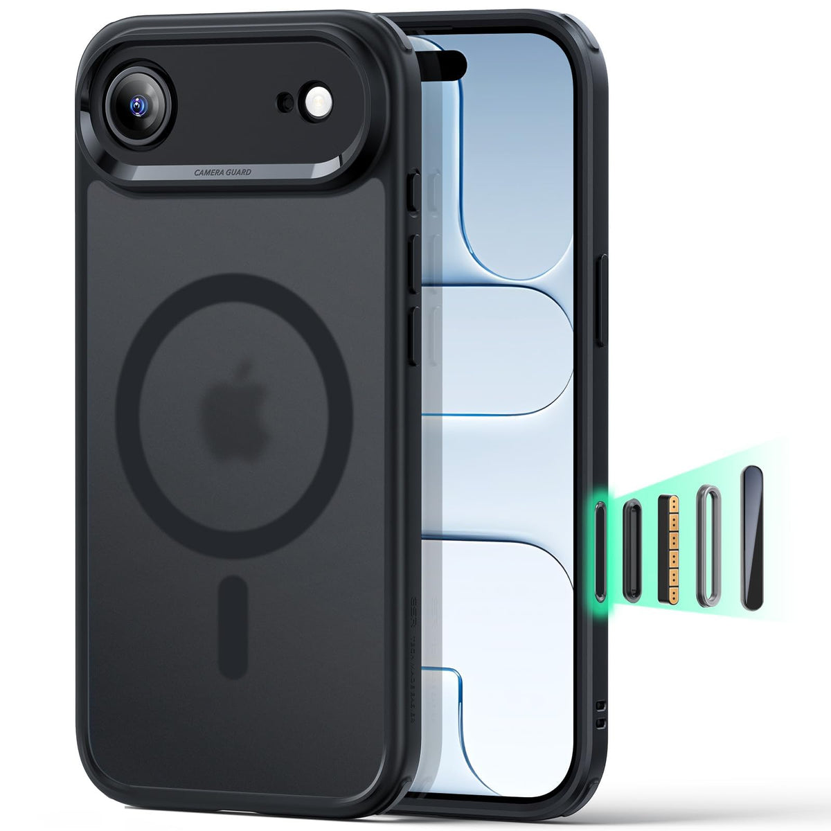 ESR Classic Hybrid for iPhone 16 Case, Clear