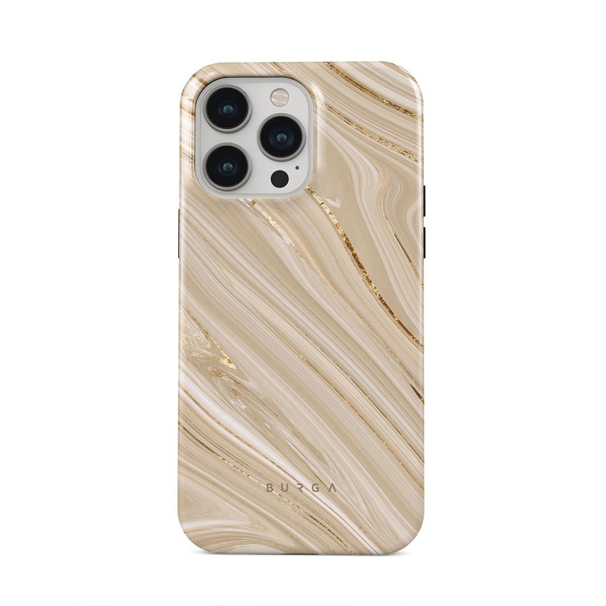 BURGA Unisex Phone Case for iPhone 17 Pro – Dual-Layer Hybrid Design with Shock-Absorbing Silicone & Durable Exterior, Scratch-Resistant Finish and Raised Bezel Edge for Screen Protection & Daily Use