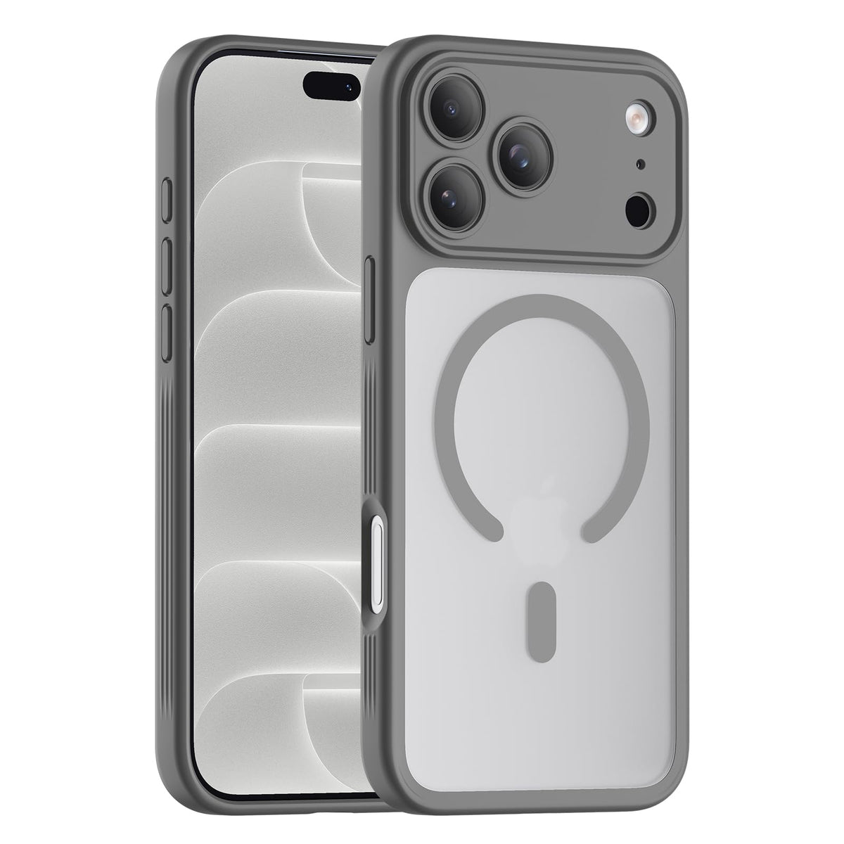 Symcele Designed for iPhone 16 Pro Max Case, Black