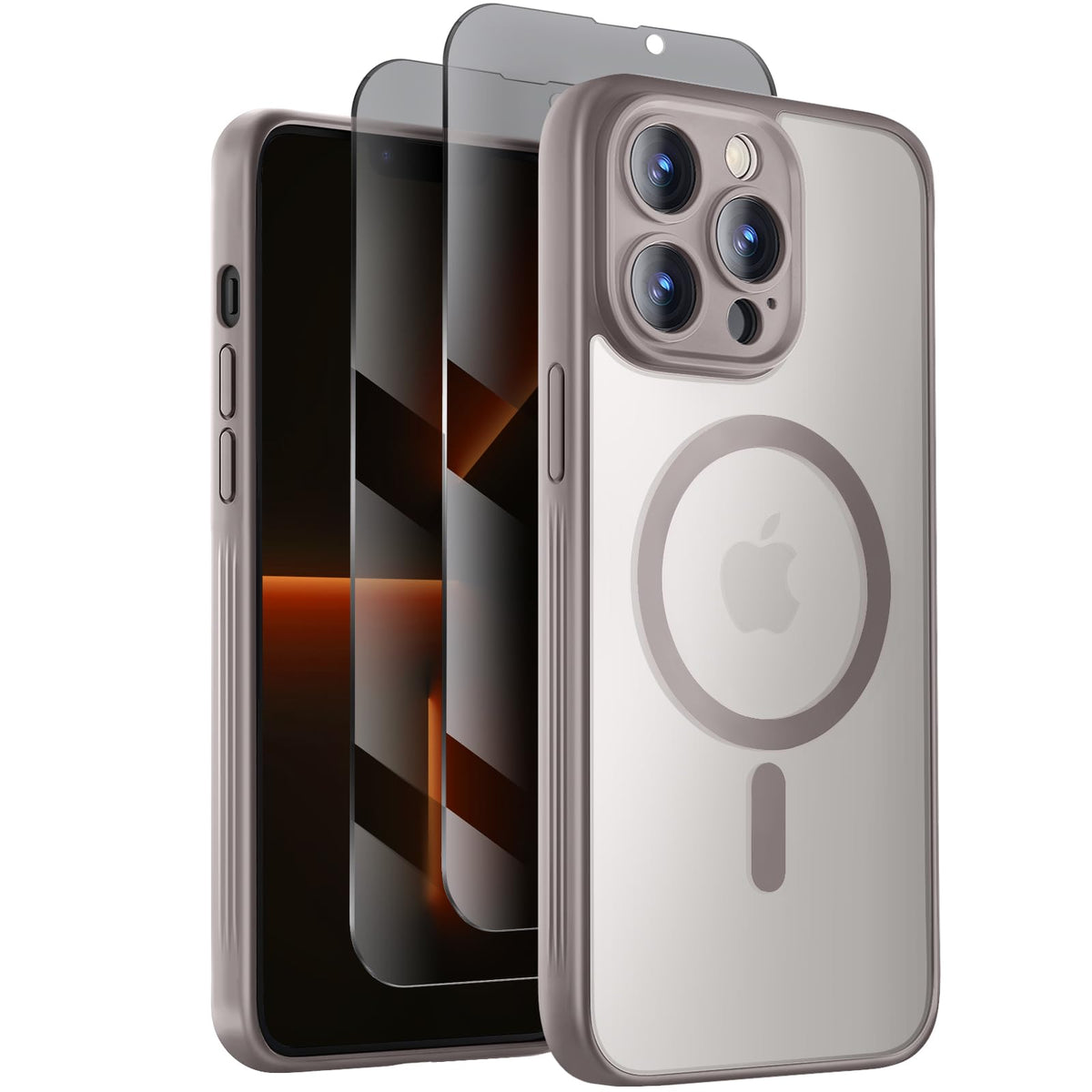 Symcele Designed for iPhone 16 Pro Max Case, Black