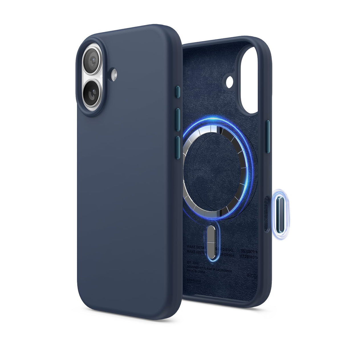 elago Premium Magnetic Silicone Case for iPhone 18 Pro & iPhone 17 Pro