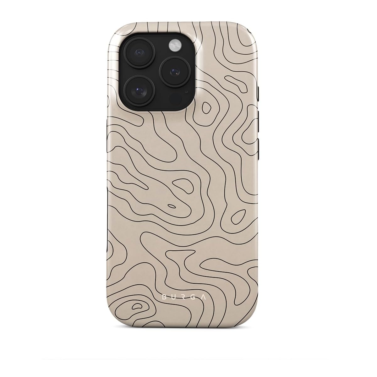BURGA Unisex Phone Case for iPhone 17 Pro – Dual-Layer Hybrid Design with Shock-Absorbing Silicone & Durable Exterior, Scratch-Resistant Finish and Raised Bezel Edge for Screen Protection & Daily Use