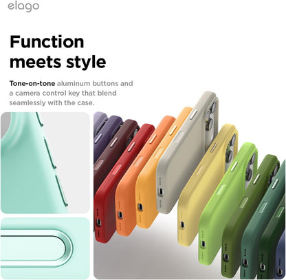 elago Premium Magnetic Silicone Case for iPhone 18 Pro & iPhone 17 Pro