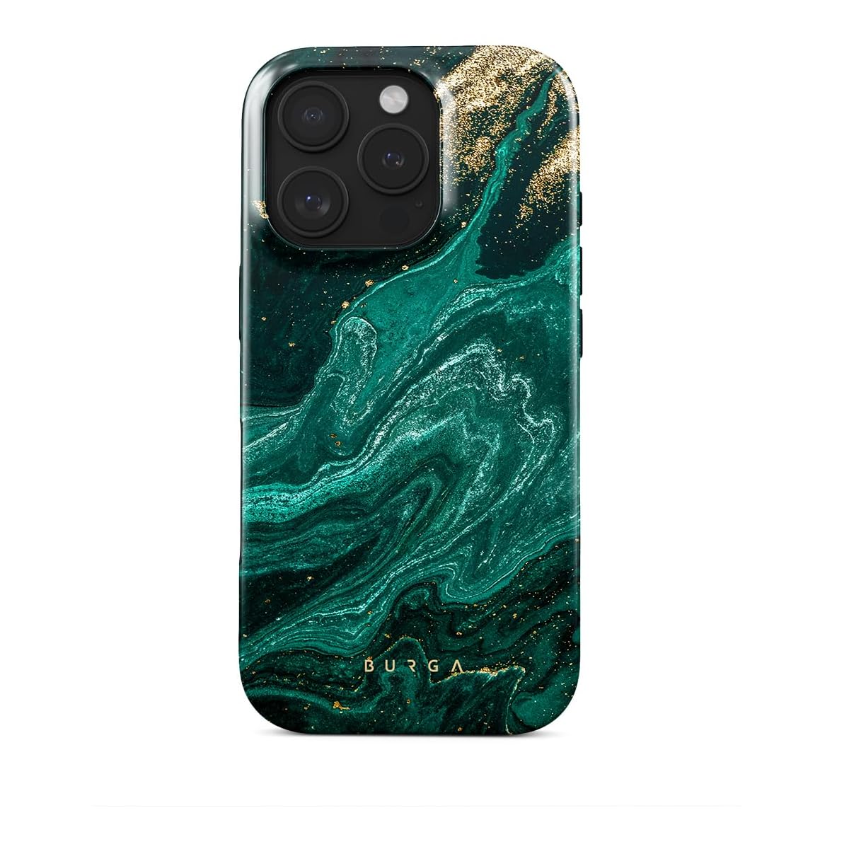 BURGA Unisex Phone Case for iPhone 17 Pro – Dual-Layer Hybrid Design with Shock-Absorbing Silicone & Durable Exterior, Scratch-Resistant Finish and Raised Bezel Edge for Screen Protection & Daily Use