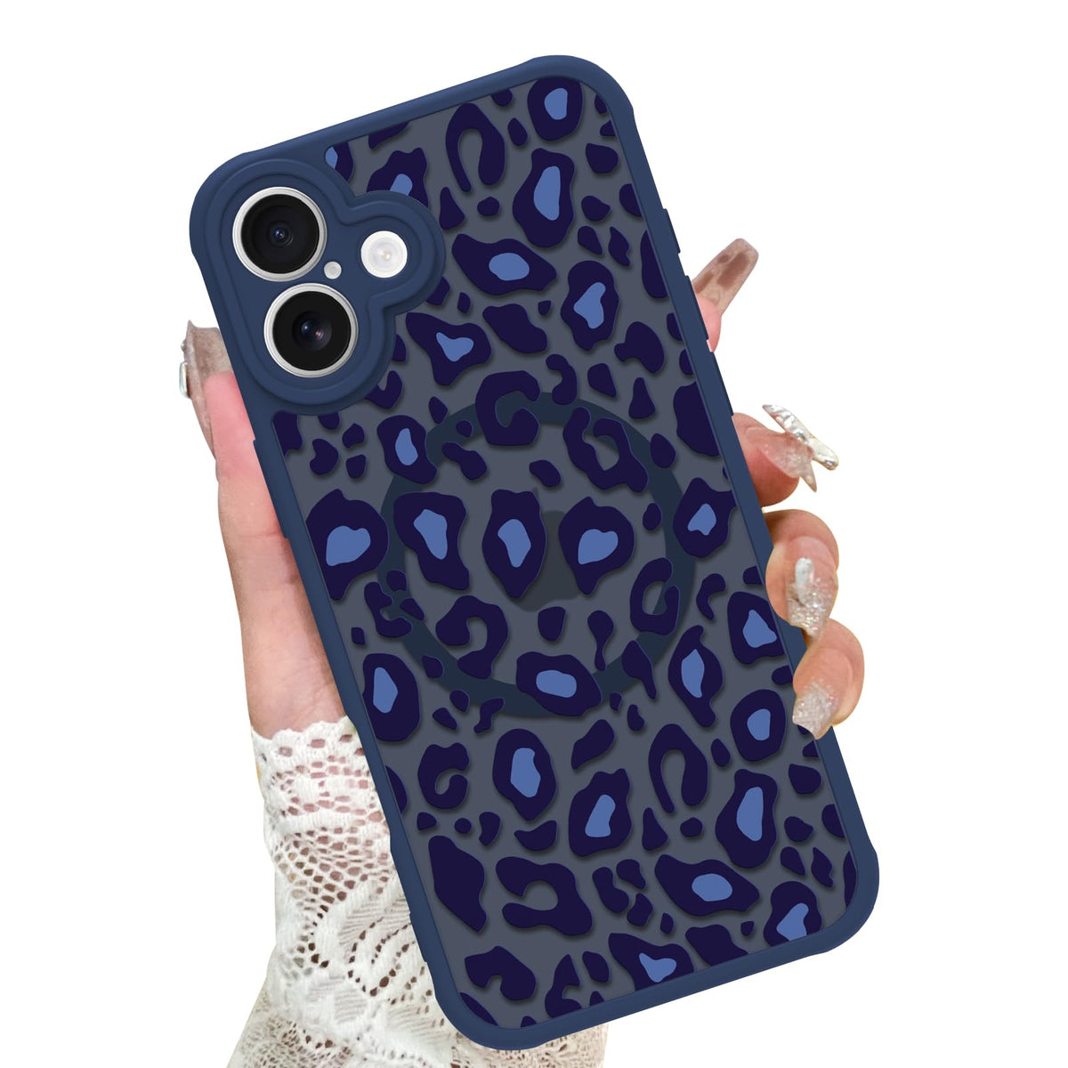KANGHAR Case for iPhone 16 Phone Case Leopard Printed Pattern