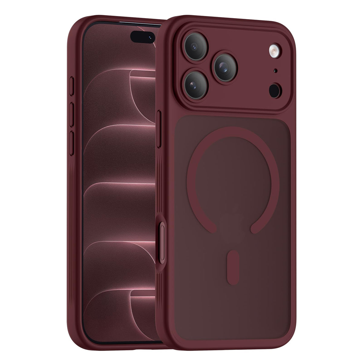 Symcele Designed for iPhone 16 Pro Max Case, Black