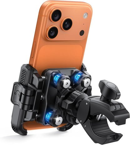 Lamicall Motorcycle Bike Phone Mount with Upgrade Vibration Dampener