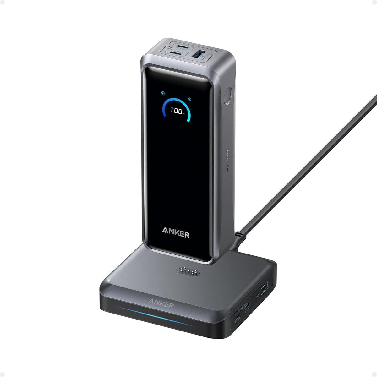 Anker Prime Power Bank, 26,250mAh 300W with Fast Charging Base
