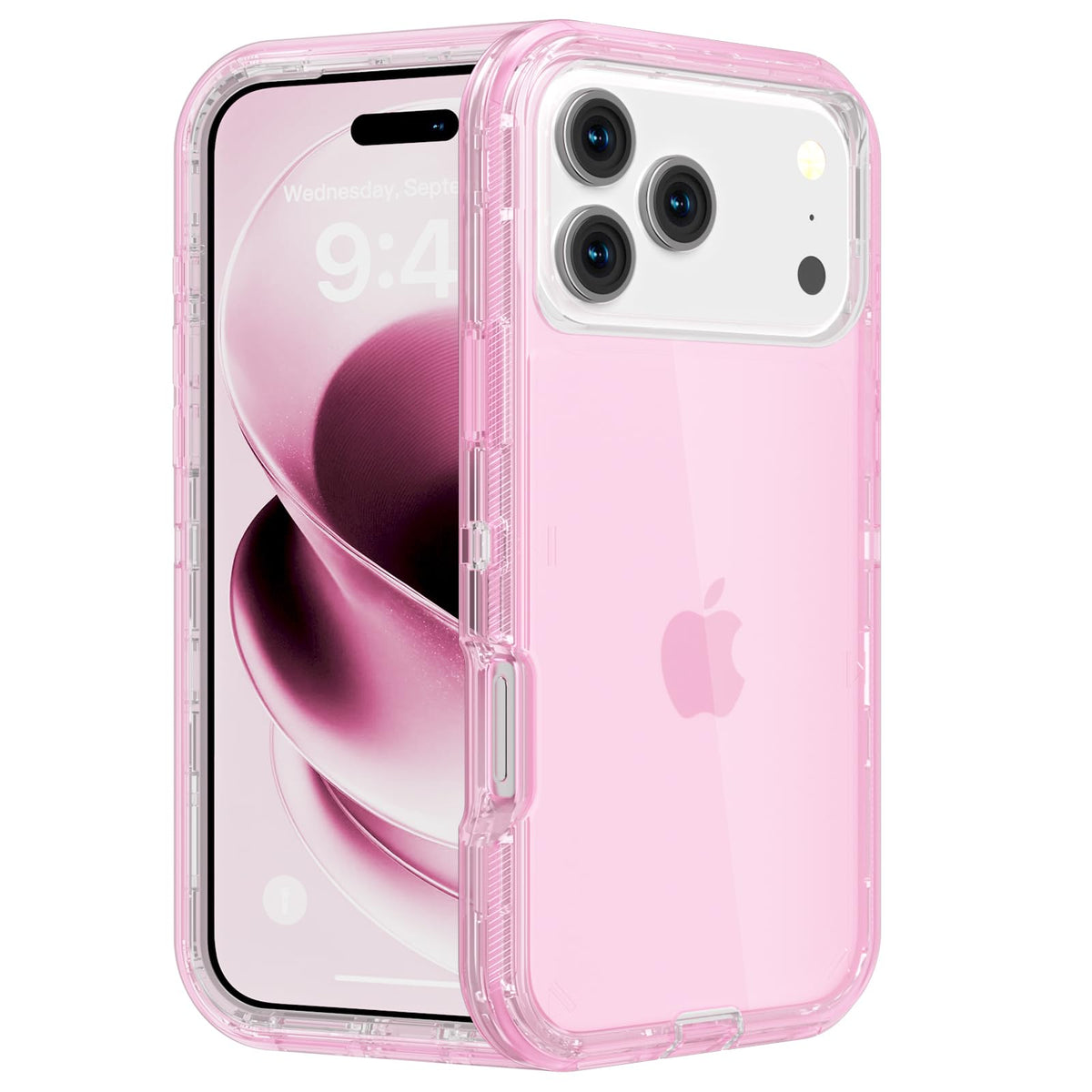 Follaroma for iPhone 16 Plus Case, Shockproof, Crystal Clear