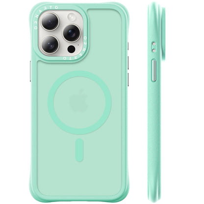 ORNARTO Magnetic for iPhone 15 Pro Max Case, Translucent Matte, Chalk Pink
