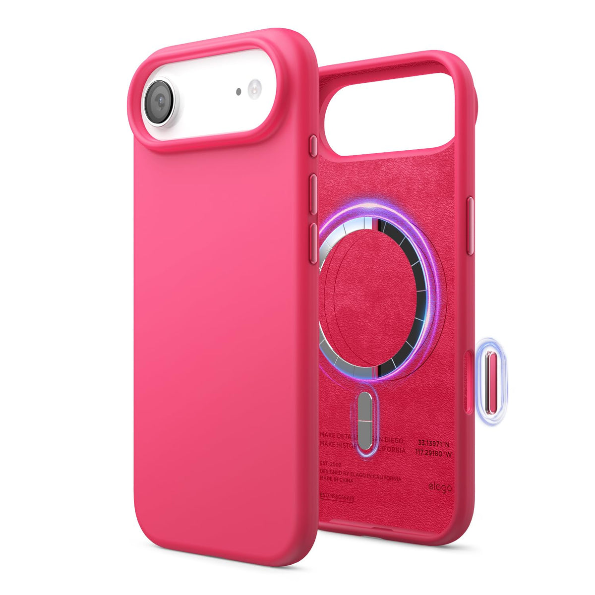 elago Premium Magnetic Silicone Case for iPhone 18 Pro & iPhone 17 Pro