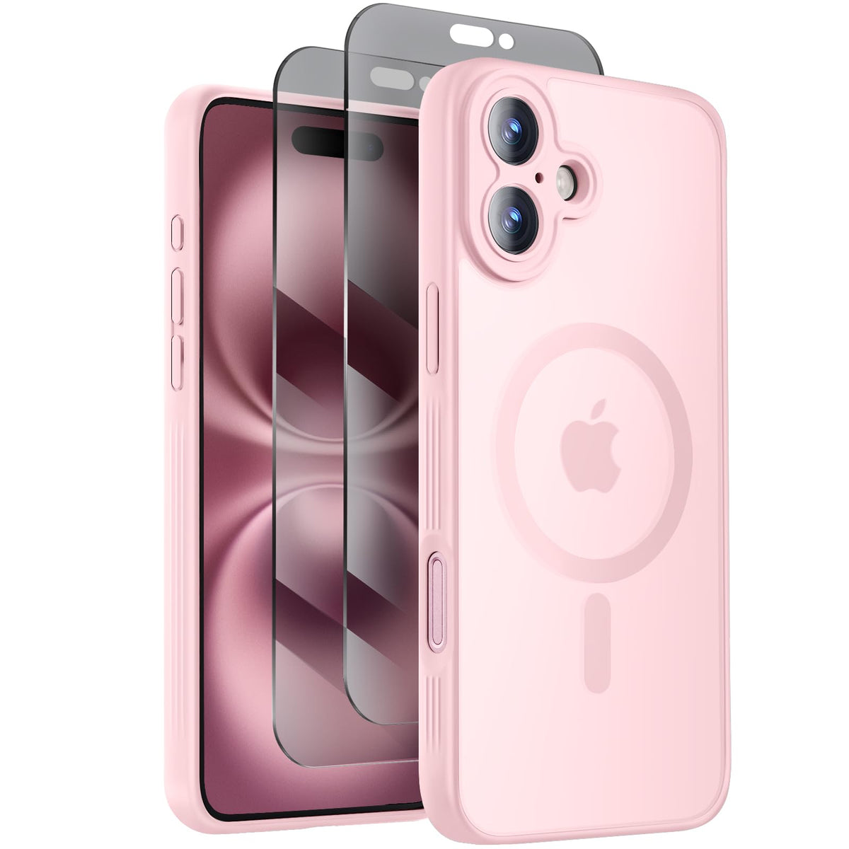 Symcele Designed for iPhone 16 Pro Max Case, Black