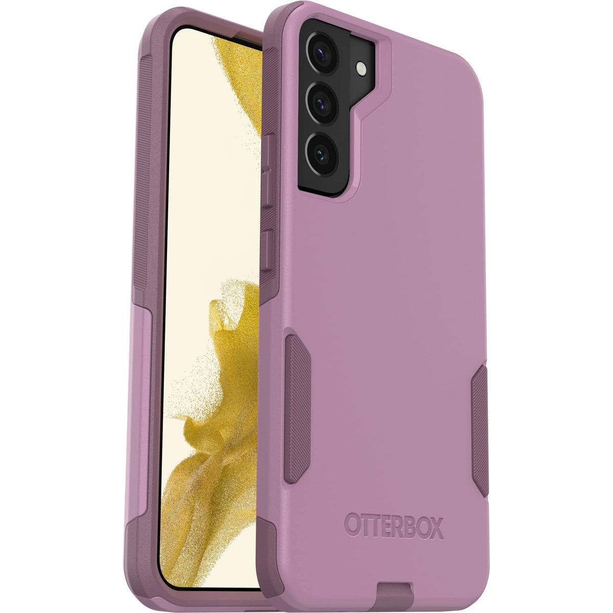 OtterBox Galaxy S22+ Commuter Series Case - BLACK, slim & tough, pocket-friendly, with port protection