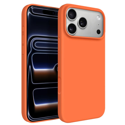 Newseego for iPhone 17 Pro Max Case with Camera Control Button, Solid Color Liquid Silicone Case for Women Girls Men Anti-Scratch Lining Shockproof Drop Protective Cover for iPhone 17 Pro Max-Yellow