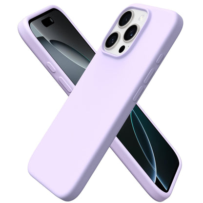 ORNARTO for iPhone 16 Pro Case, Liquid Silicone, Cherry Blossom
